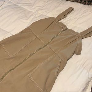 H&M Khaki Jumper Dress Overall